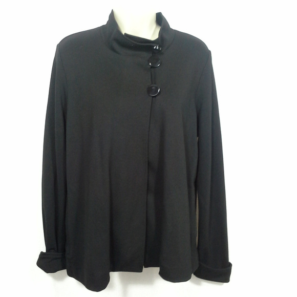 Amber Sun jacket Size M Black Stretch Statement - Picture 2 of 8